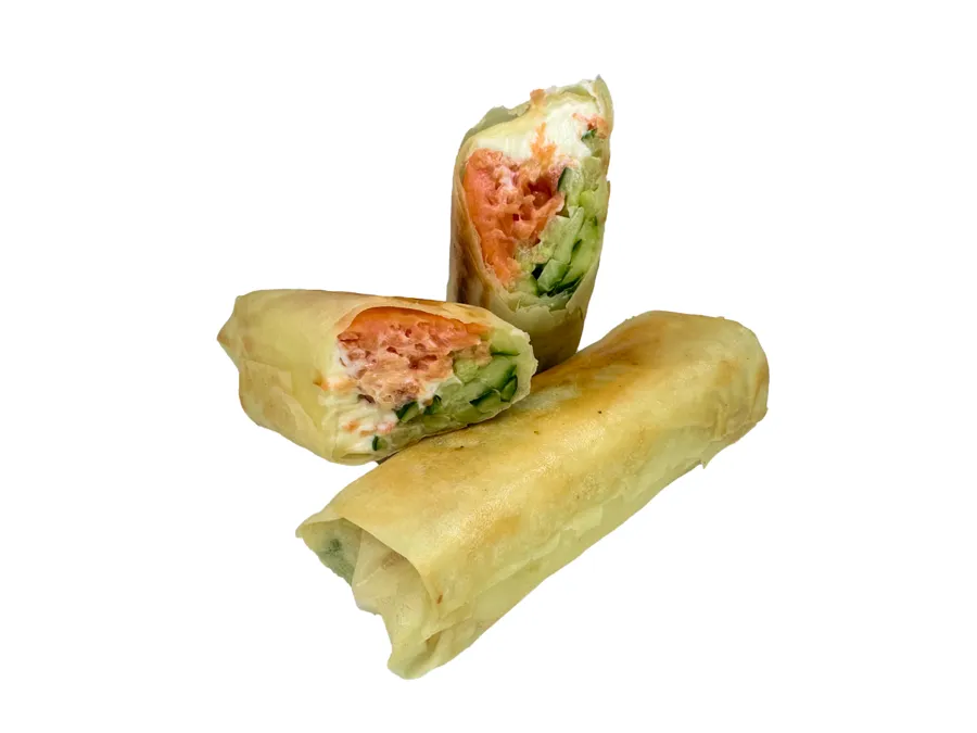 Спринг ролл с лососем